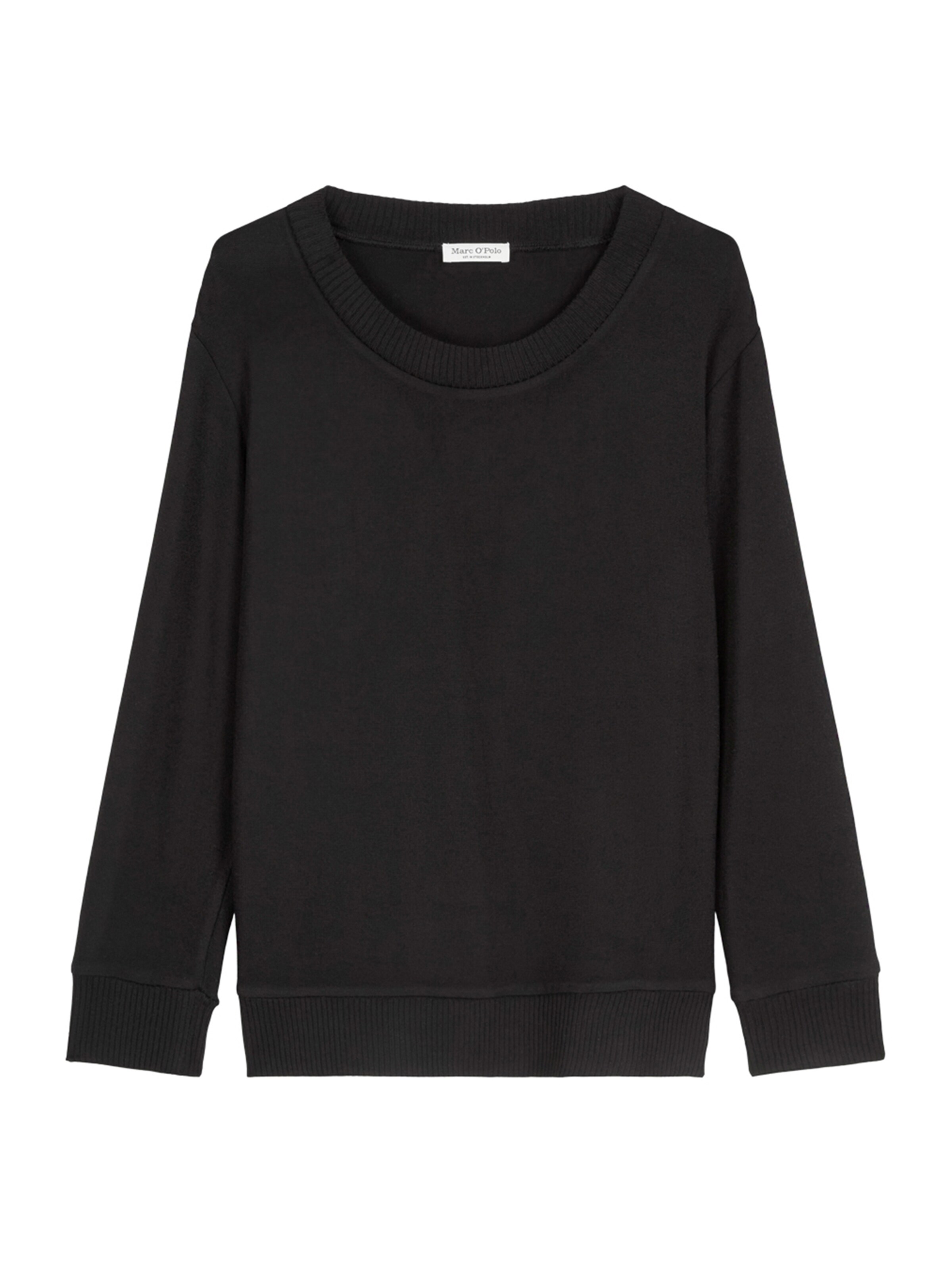 Marc O'Polo Thermounterhemd ' Soft Knit ' in Schwarz: Vorderseite
