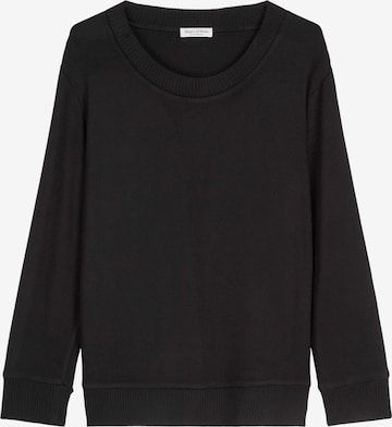 T-shirt ' Soft Knit ' Marc O'Polo en noir : devant