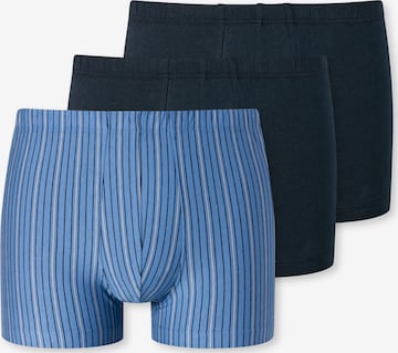 SCHIESSER Boxershorts ' 95/5 ' in Blauw: voorkant