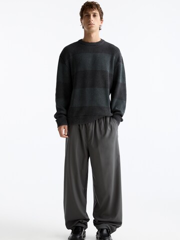 Pull&Bear Wide leg Broek in Grijs