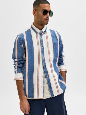 SELECTED HOMME Klasický střih Košile 'Brad' – modrá