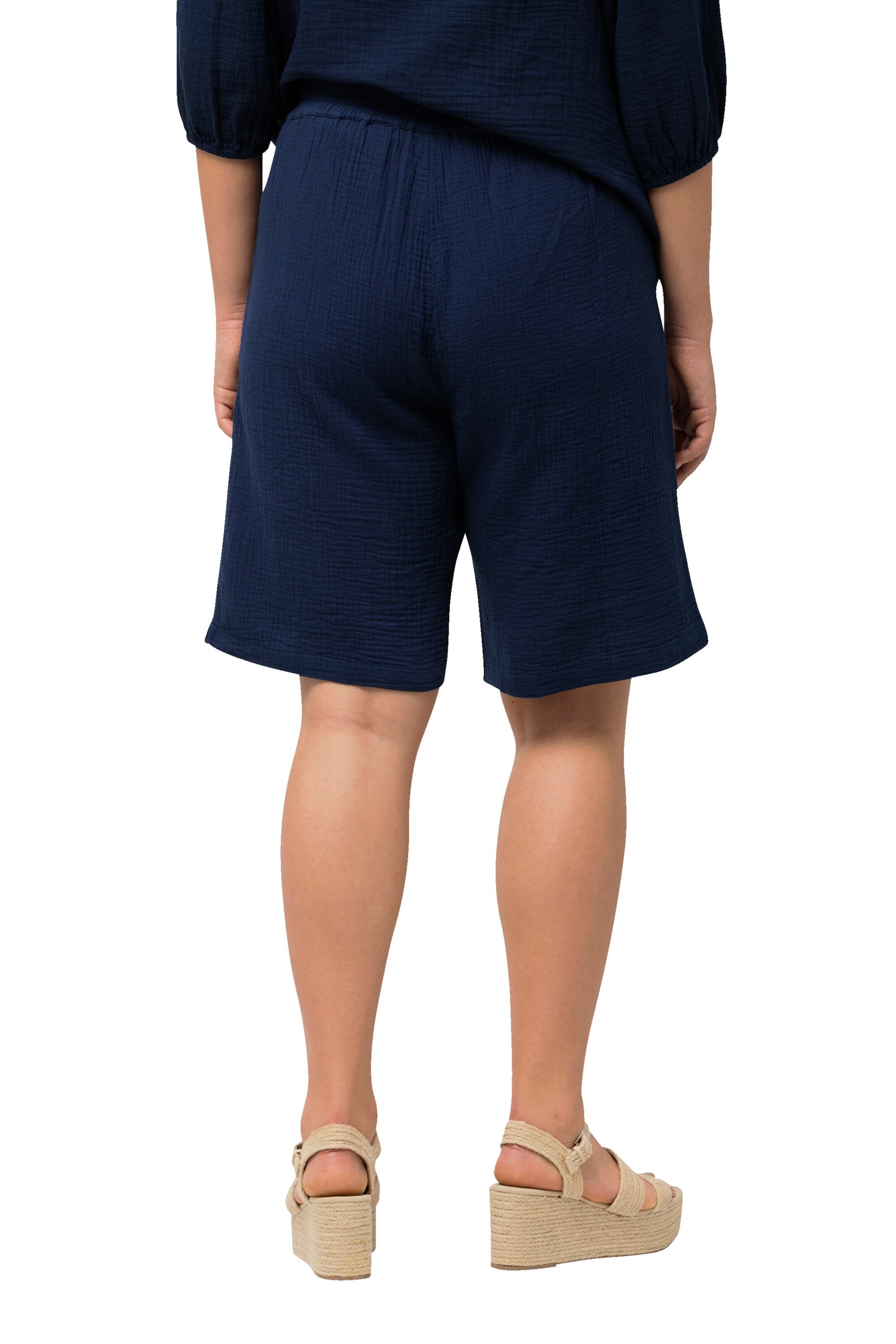 Ulla Popken Regular Broek in Blauw