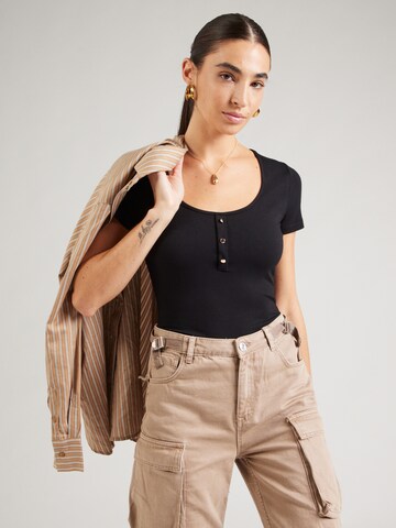 Shirtbody 'Valentina' ABOUT YOU en noir : devant