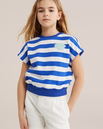 WE Fashion Trui in Blauw: voorkant