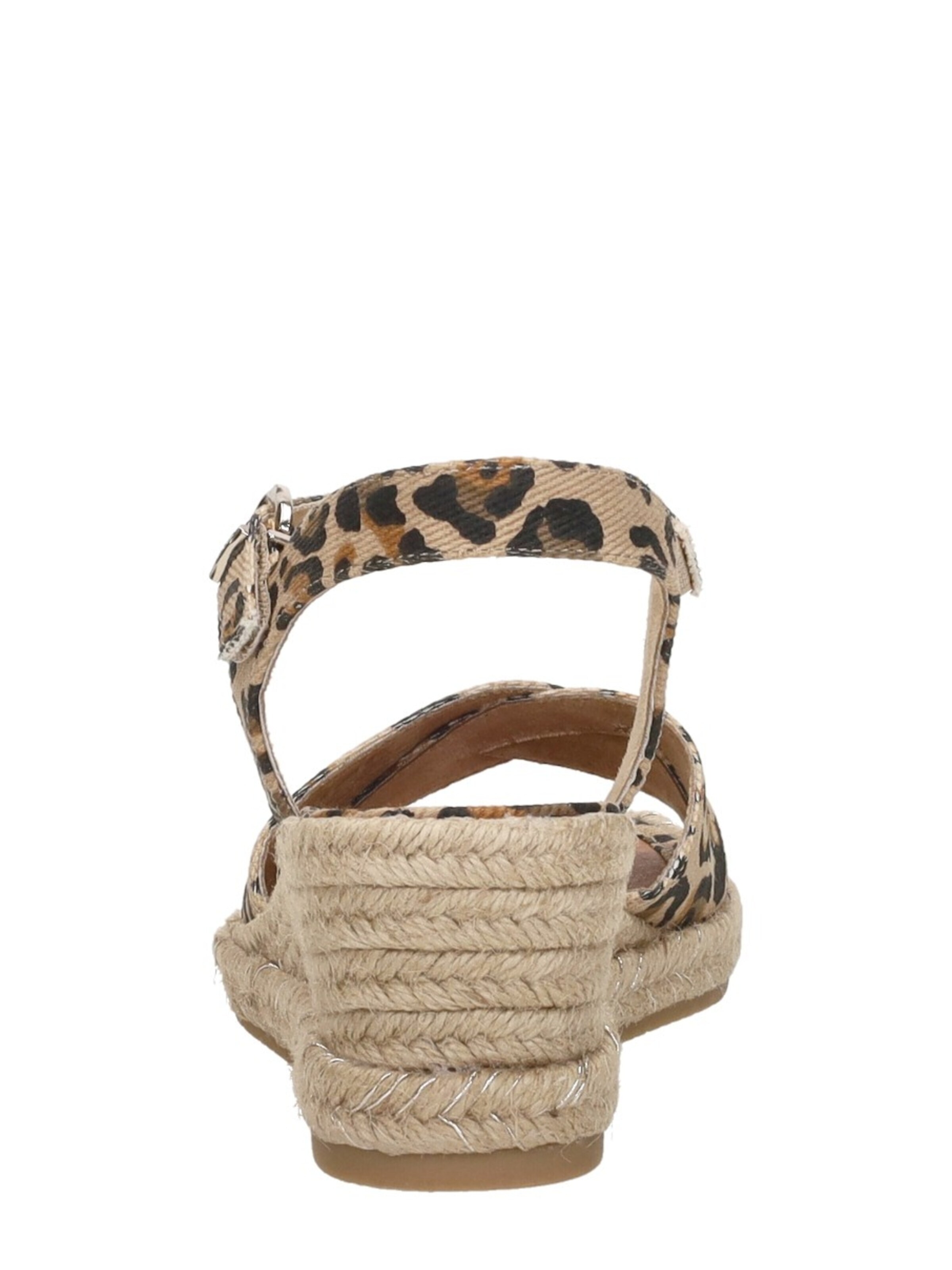 Tamaris Sandaal 'Sandalen Touwzool' in Beige