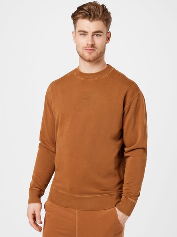 BOSS Sweatshirt 'WEFADE' in Braun: predná strana