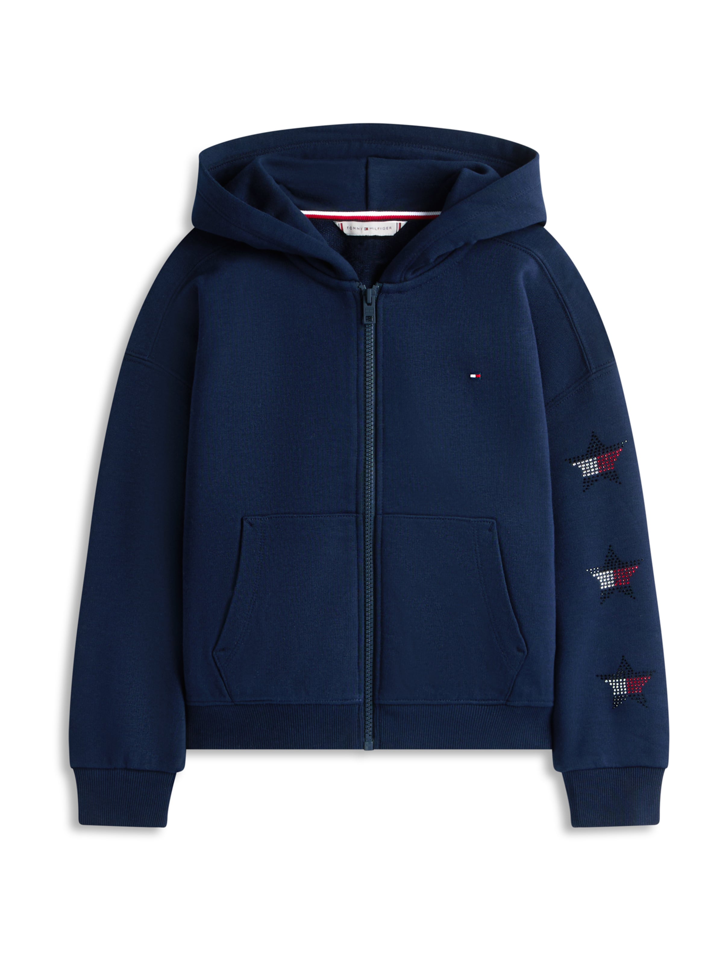 TOMMY HILFIGER Tréning dzseki - kék: elől
