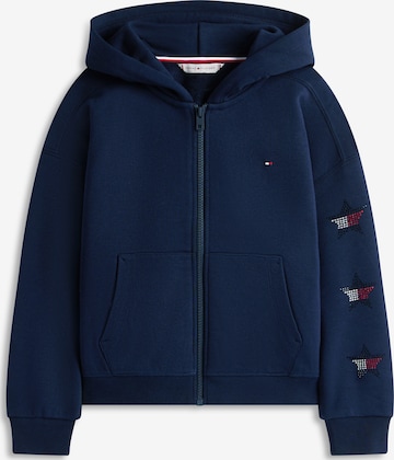 TOMMY HILFIGER Sweatvest in Blauw: voorkant