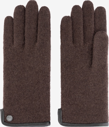 Roeckl Full Finger Gloves in Brown: front