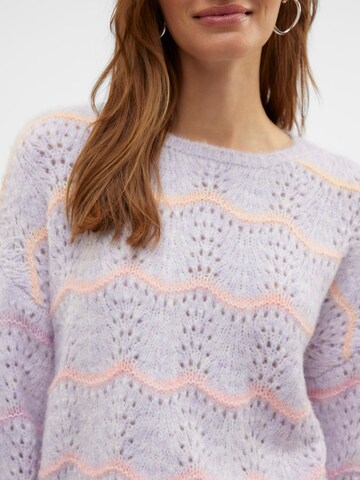 VERO MODA Trui 'VMHATTY' in Lila