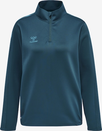 Hummel Athletic Sweatshirt in Blue: front