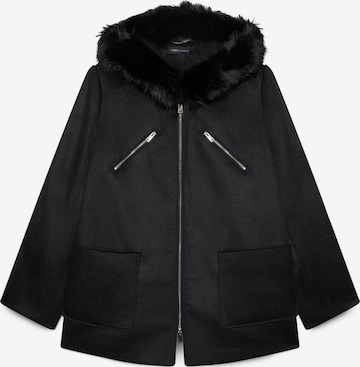 Manteau mi-saison Fiorella Rubino en noir : devant