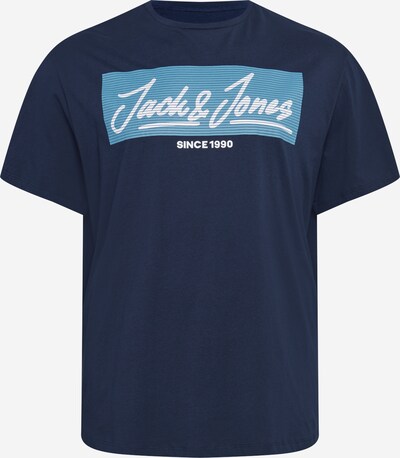 Marškinėliai 'FLEXI' iš Jack & Jones Plus , spalva - mėlyna / tamsiai mėlyna, Prekių apžvalga