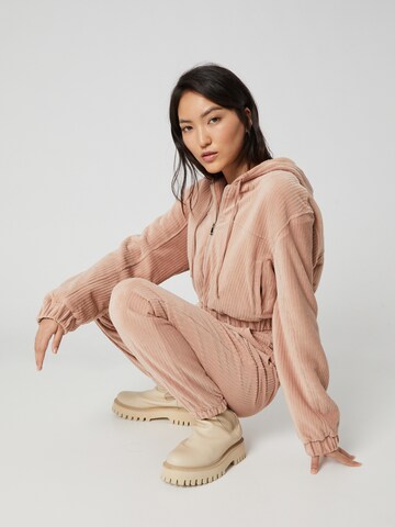 A LOT LESS Zip-Up Hoodie 'Cleo' in Pink