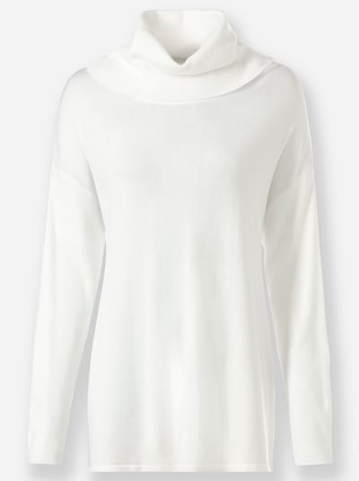 heine Pull-over en blanc, Vue avec produit