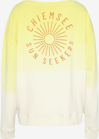 CHIEMSEE Sweatshirt in Gelb