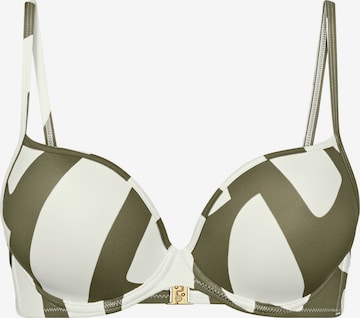 TRIUMPH Bustier Bügel-Bikini-Top ' Summer Allure ' in Grün: Vorderseite