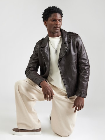 Veste mi-saison 'Ribano' Mauritius en marron : devant