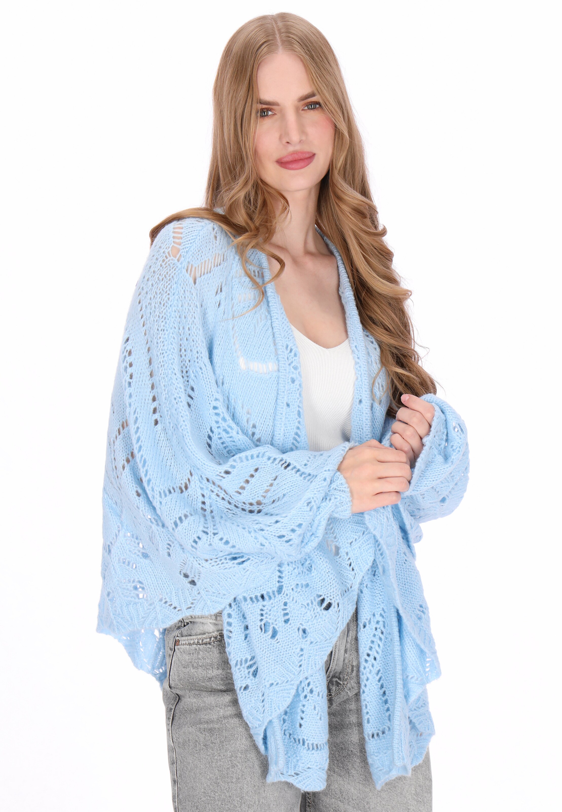 DreiMaster Vintage - Cárdigan 'Vintage' en azul: frente