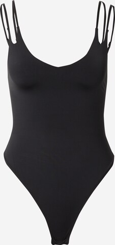 Calvin Klein Underwear Shirt Bodysuit in Black: front