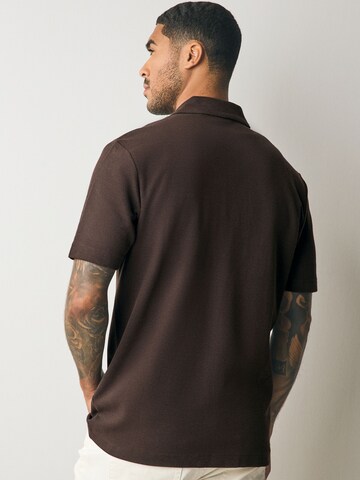 Next Regular Fit Hemd in Braun