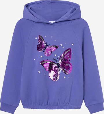 Sweat-shirt 'RIDA' NAME IT en violet : devant