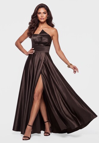 Ombre Evening dress in Brown: front