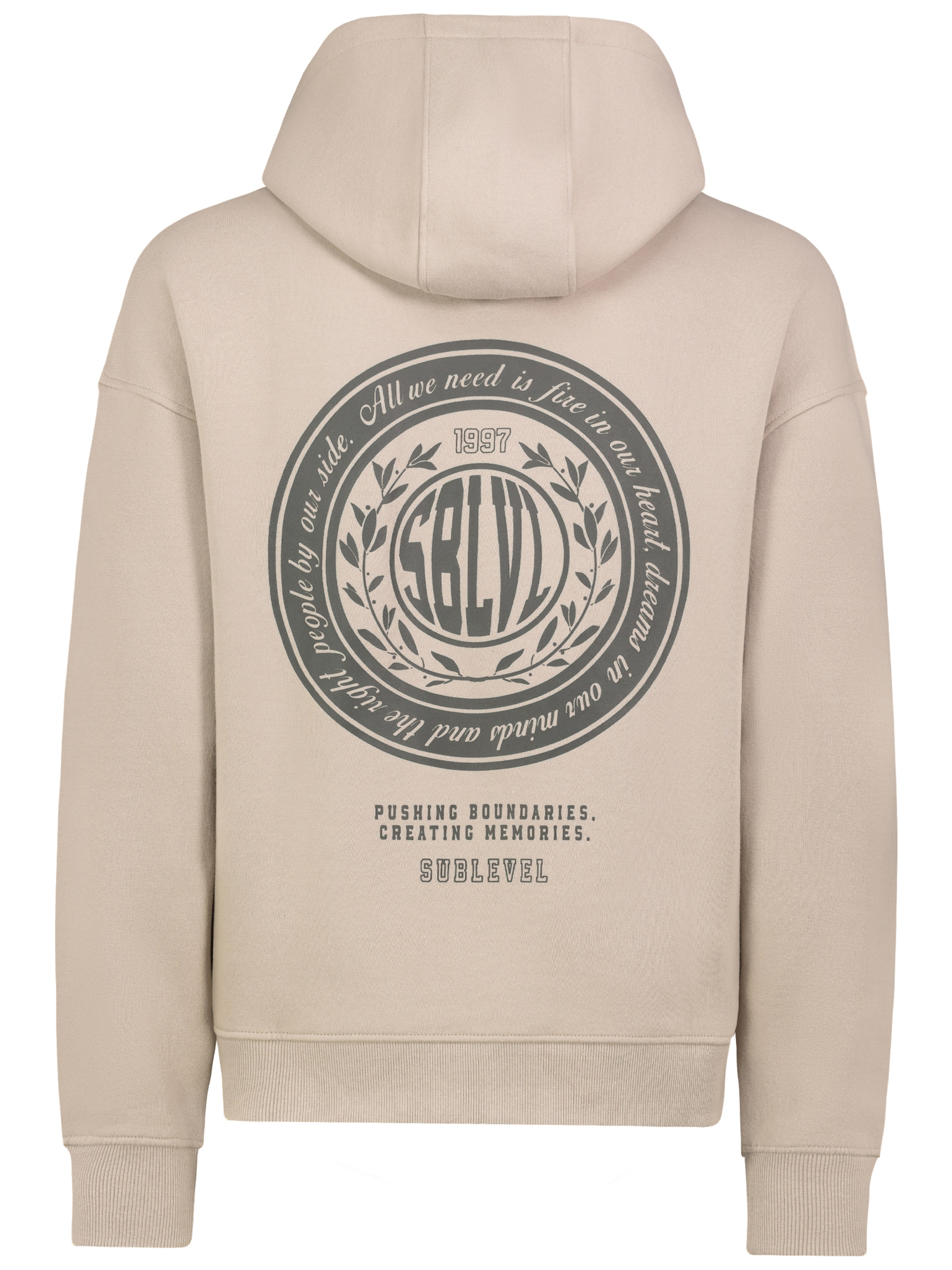 Sublevel Sweatjacke in Beige