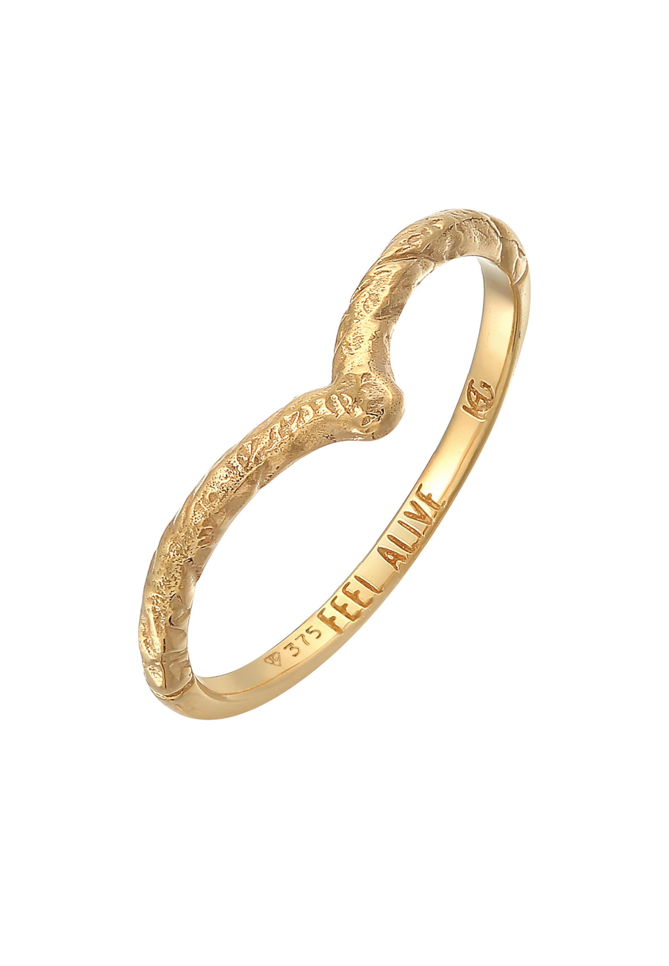 Haze&Glory Ring 'Feel Alive' in Gold
