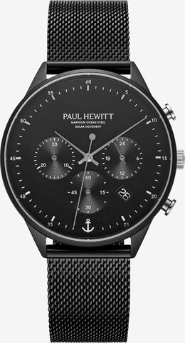 Paul Hewitt Analog Watch in Black: front