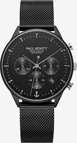 Paul Hewitt Analog Watch in Black: front