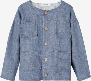 Coupe regular Chemise 'Dale' Lil ' Atelier Kids en bleu : devant