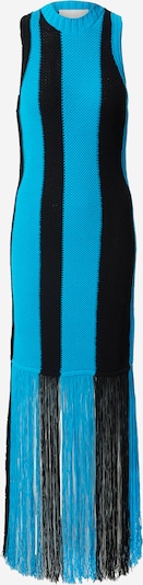 3.1 Phillip Lim Gebreide jurk in de kleur Hemelsblauw / Zwart, Productweergave