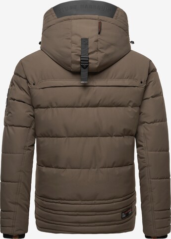 STONE HARBOUR Winterjacke 'Witaas' in Braun