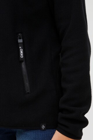 Oxmo Fleece jas 'FINJA' in Zwart