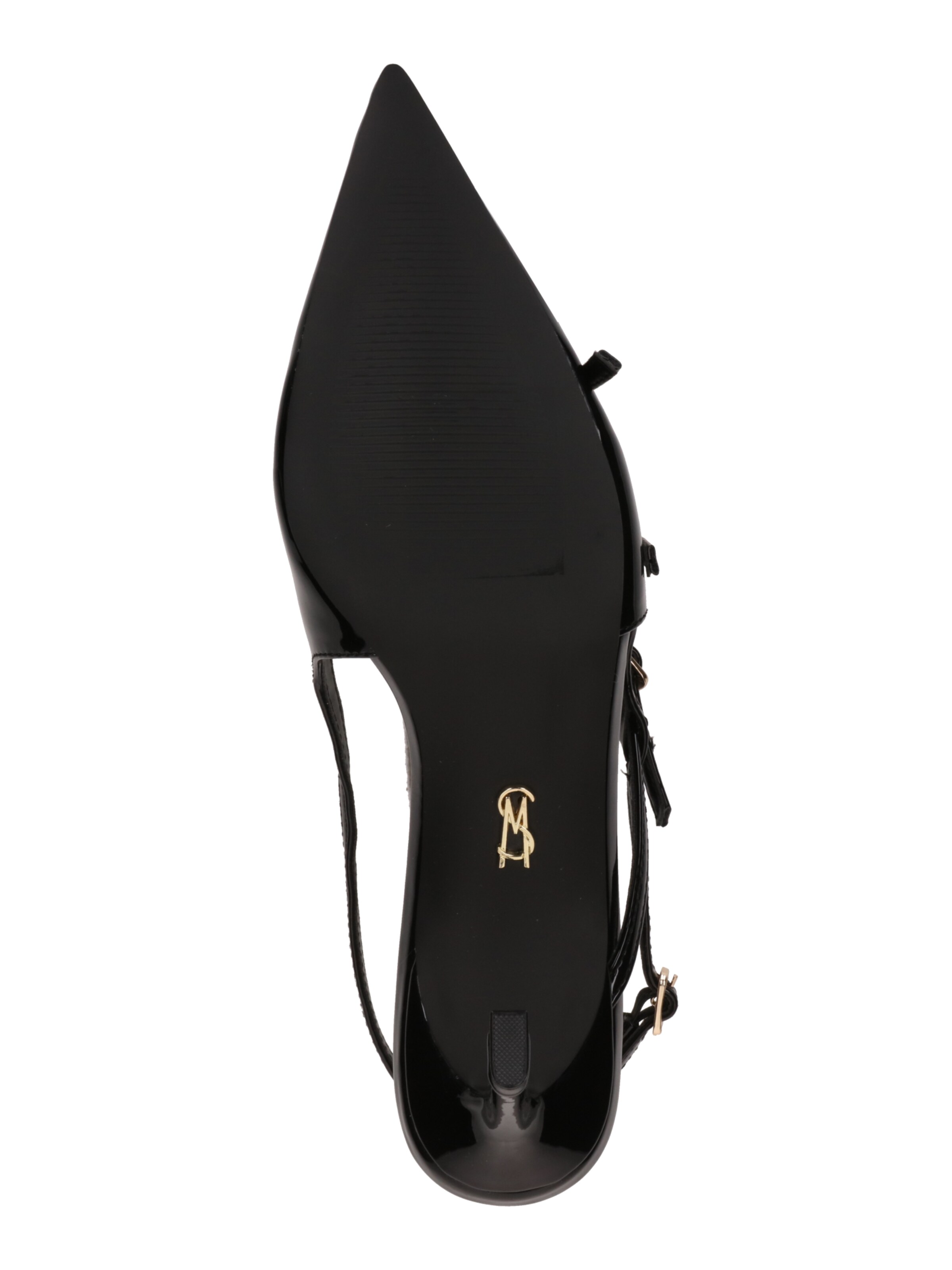 STEVE MADDEN Лодочки с открытой пяткой в Черный