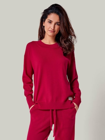 Pull-over 'BELLA' YOU LOOK PERFECT en rouge : devant