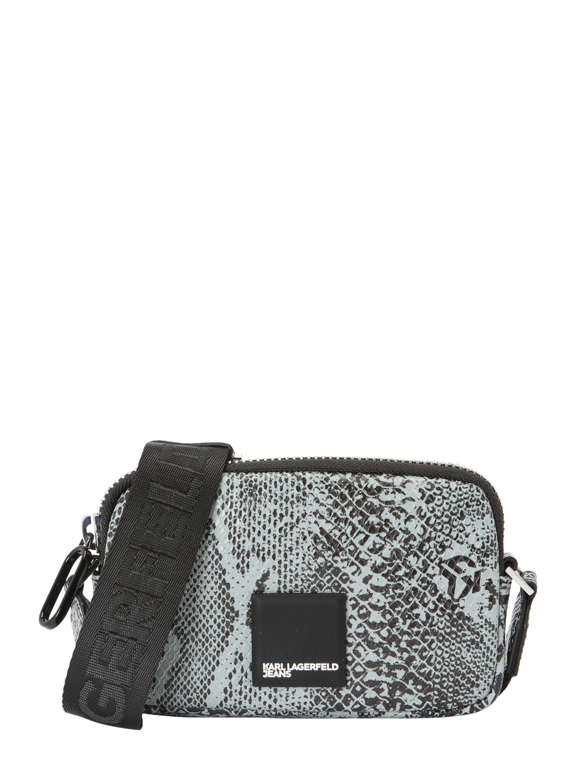 Borsa a tracolla di KARL LAGERFELD JEANS in grigio: frontale