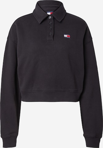 Sweat-shirt Tommy Jeans en noir : devant