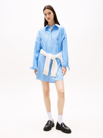Abito camicia di Tommy Jeans in blu: frontale