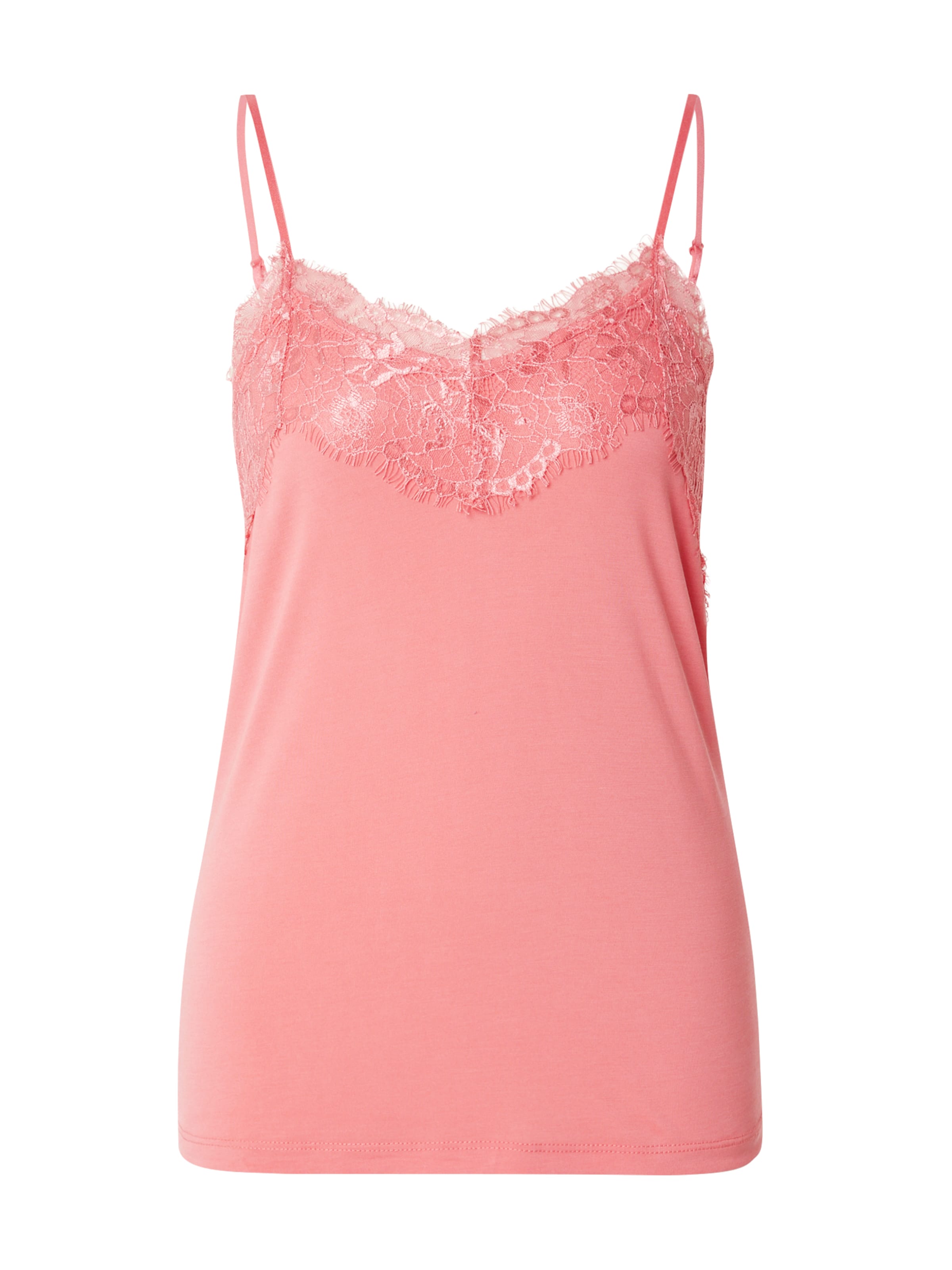 ICHI Top 'LIKE TO2' in Orange: front