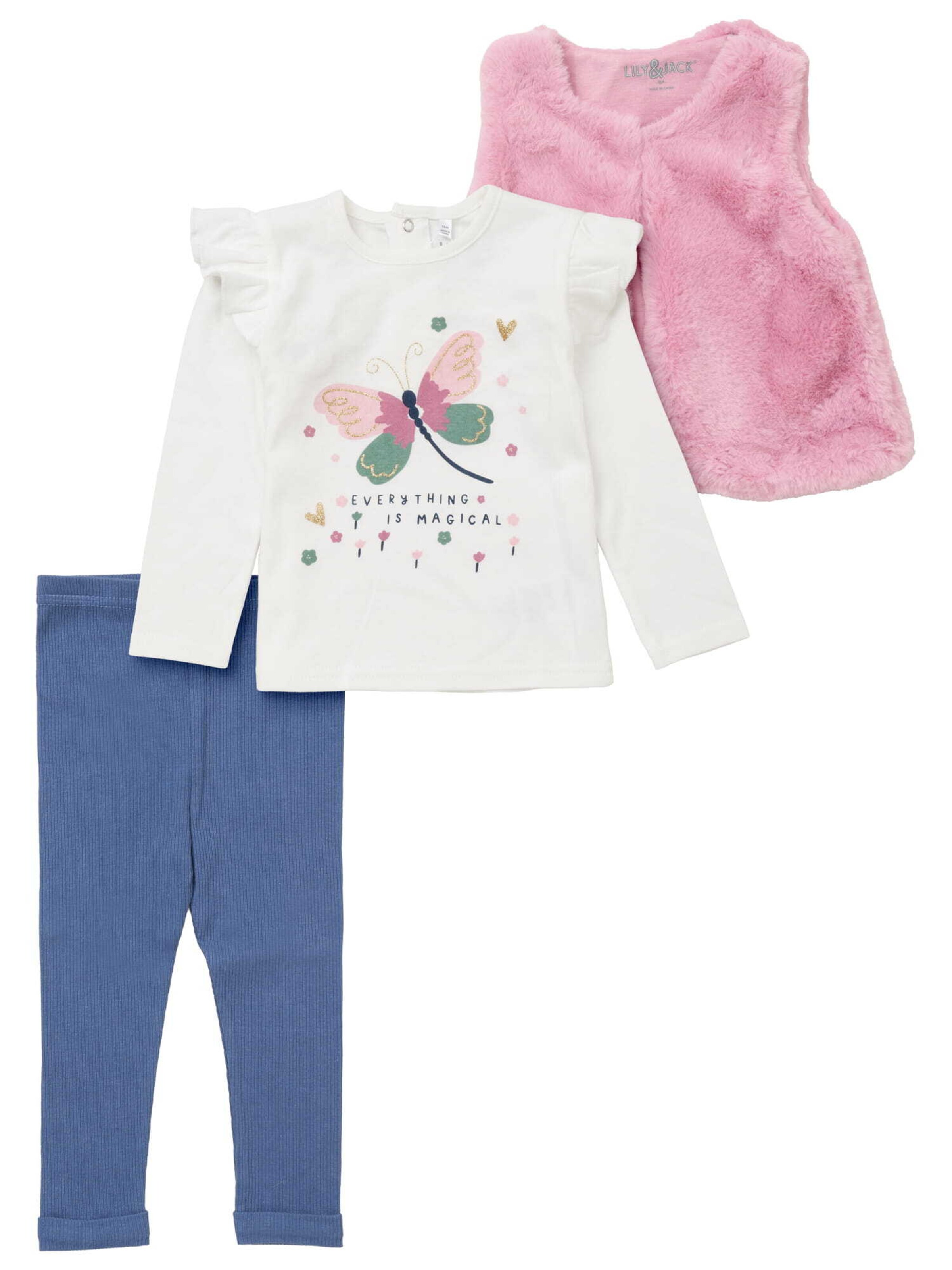Lily & Jack Set ' Schmetterling ' in Mischfarben: Vorderseite