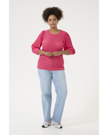 KAFFE CURVE Blouse 'KCTia' in Pink