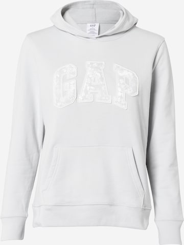 GAP Sweatshirt 'NOVELTY' in White: front