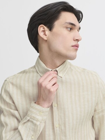 Casual Friday Regular fit Overhemd ' CFDALLAS striped ' in Beige