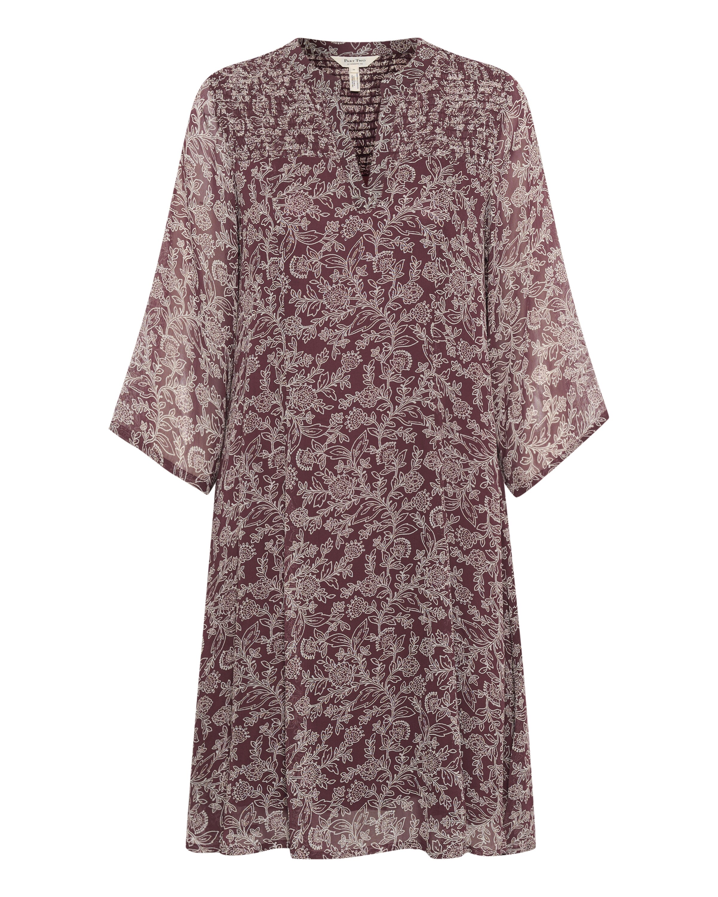 Part Two Kleid 'Elka' in Braun: Vorderseite