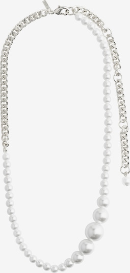 Pilgrim Kette 'Beat' in silber / perlweiß, Produktansicht