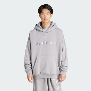 ADIDAS ORIGINALS Sweatshirt in Grey: front