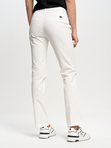BIG STAR Regular Chino Pants 'Ranita' in White