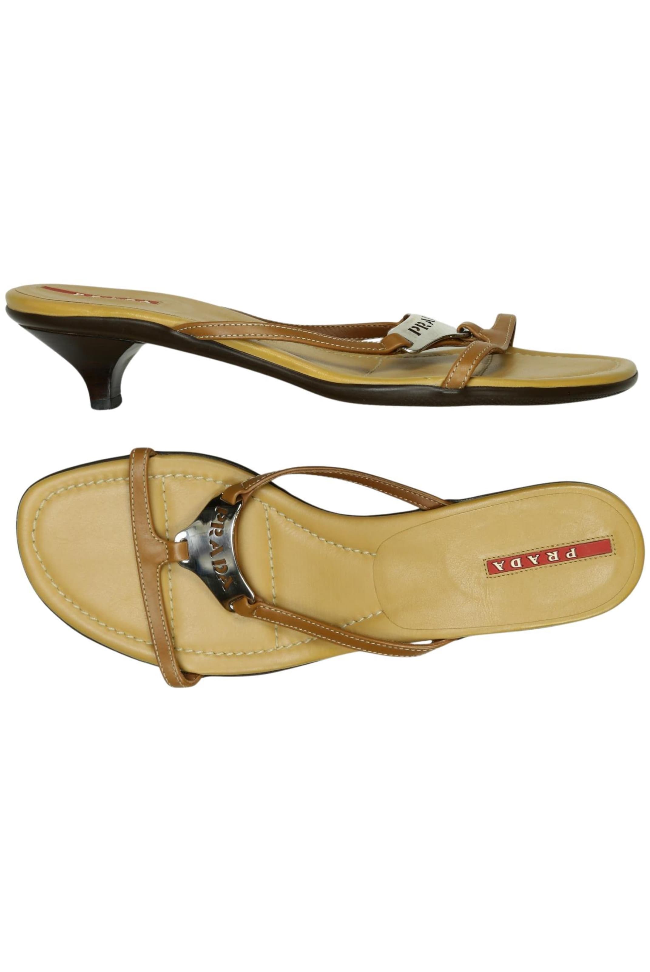 PRADA Sandals & High-Heeled Sandals in 40 in Brown, Item view